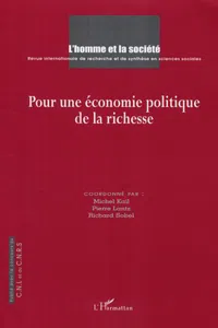 Pour une économie politique de la richesse_cover