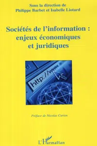 Sociétés de l'information: enjeux économiques et juridiques_cover