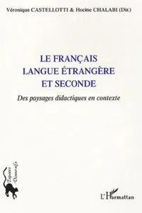 Le français langue étrangère et seconde_cover