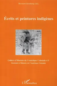 Ecrits et peintures indigènes_cover