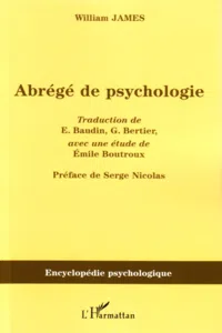 Abrégé de psychologie_cover