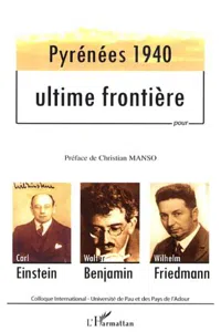 Pyrénées 1940 - Ultime frontière_cover