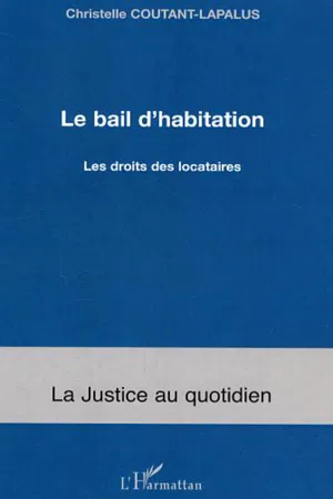 Le bail d'habitation