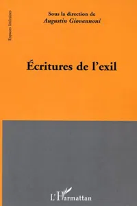 Ecritures de l'exil_cover