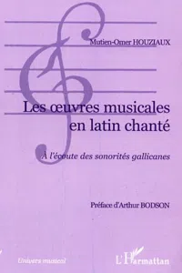 Les oeuvres musicales en latin chanté_cover