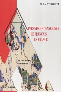 Apprendre et enseigner le français en France_cover