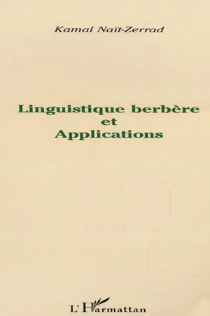 Linguistique berbère et Applications