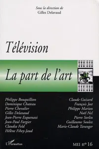 TELEVISION : LA PART DE L'ART_cover