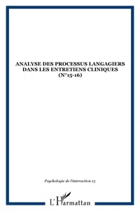 ANALYSE DES PROCESSUS LANGAGIERS DANS LES ENTRETIENS CLINIQUE_cover