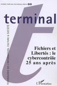 Fichiers et libertés : le cybercontrôle 25 ans après_cover