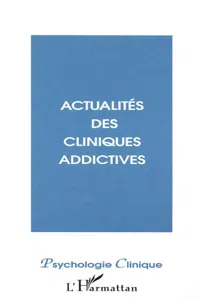 ACTUALITES DES CLINIQUES ADDICTIVES_cover