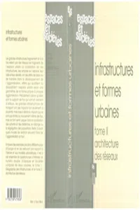 INFRASTRUCTURES ET FORMES URBAINE_cover