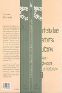 INFRASTRUCTURES ET FORMES URBAINES_cover