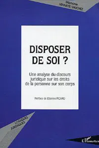 Disposer de soi_cover