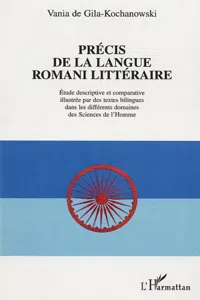 PRÉCIS DE LANGUE ROMANI LITTÉRAIRE_cover