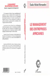 Le management des entreprises africaines_cover