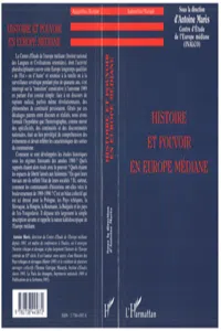 Histoire et pouvoir en Europe médiane_cover