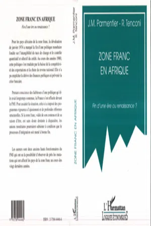 Zone franc en Afrique