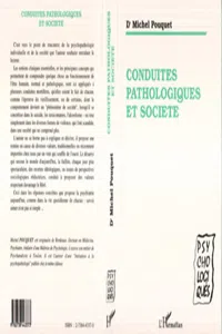 Conduites pathologiques et société_cover