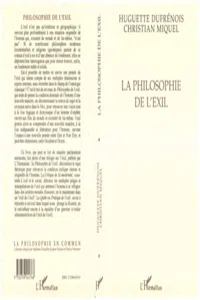 La philosophie de l'exil_cover