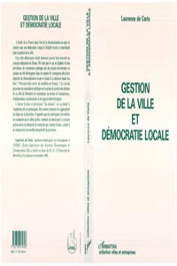 Gestion de la ville et démocratie locale_cover