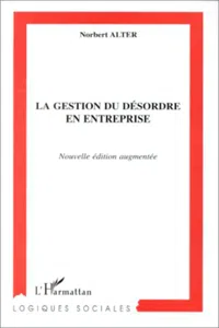 LA GESTION DU DÉSORDRE EN ENTREPRISE_cover