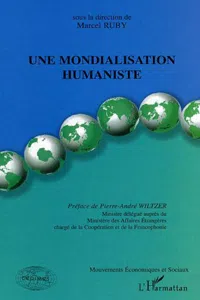 Une mondialisation humaniste_cover