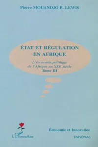 ÉTAT ET RÉGULAITON EN AFRIQUE_cover