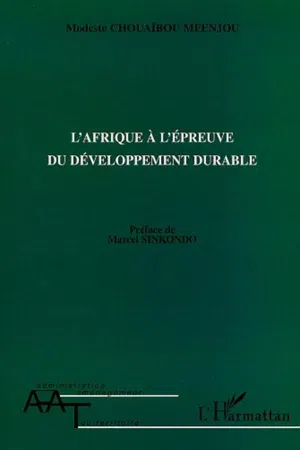 L'AFRIQUE Á L'ÉPEUVE DU DÉVELOPPEMENT DURABLE