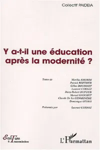 Y A-T-IL UNE ÉDUCATION APRÈS LA MODERNITÉ ?_cover