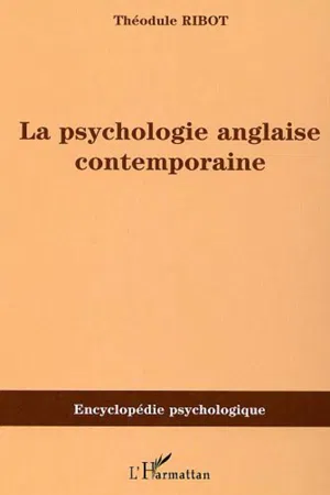 LA PSYCHOLOGIE ANGLAISE CONTEMPORAINE