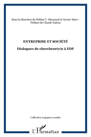 ENTREPRISE ET SOCIÉTÉ