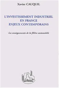 L'Investissement industriel en France_cover