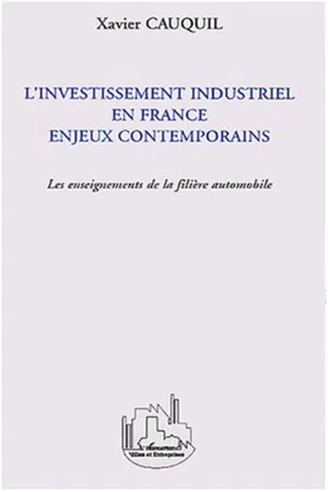 L'Investissement industriel en France