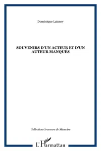 Souvenirs d'un acteur et d'un auteur manqués_cover