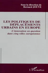 Les politiques de déplacements urbains en Europe_cover