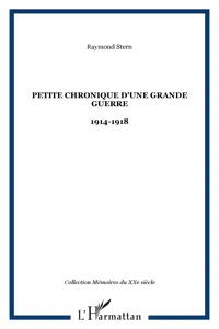 Petite chronique d'une Grande Guerre_cover