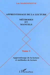 Apprentissage de la lecture_cover