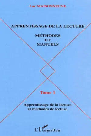 Apprentissage de la lecture