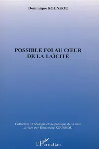 POSSIBLE FOI AU CŒUR DE LA LAÏCITE_cover