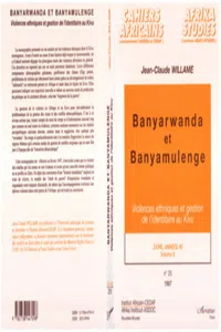 Banyarwanda et Banyamulenge_cover