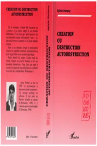 Création ou destruction autodestruction_cover