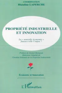 PROPRIÉTÉ INDUSTRIELLE ET INNOVATION_cover