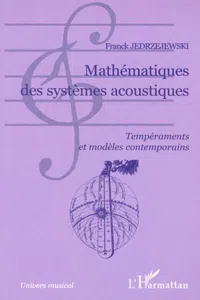 MATHÉMATIQUES DES SYSTÈMES ACOUSTIQUES_cover