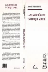 La musicothérapie en clinique adulte_cover