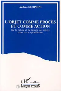 L'objet comme procès et comme action_cover