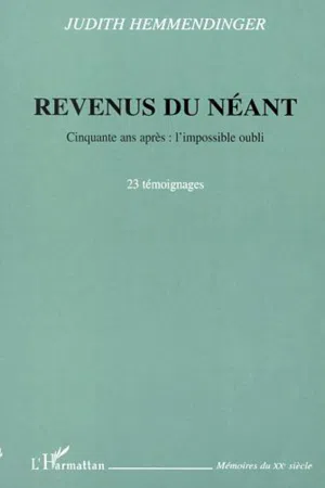 REVENUS DU NÉANT