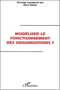 MODELISER LE FONCTIONNEMENT DES ORGANISATIONS ?_cover