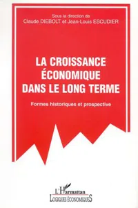 LA CROISSANCE ECONOMIQUE DANS LE LONG TERME_cover