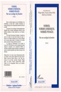 Normes, normes juridiques, normes pénales_cover